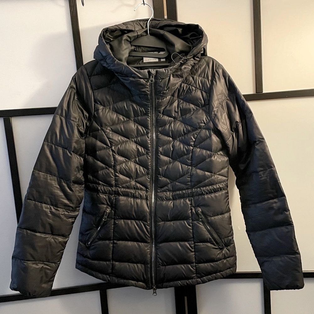 COPY - Athleta Down With It Goose Down Puffer Hood Jacket - Extra Small